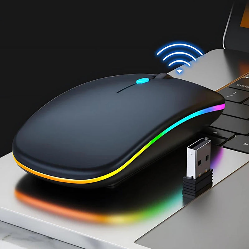 Mouse LED Bluetooth sem fio