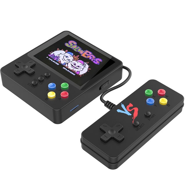 RetroPlay 500 - Console Portátil de Jogos de Vídeo com 500 Jogos em 1, Tela LCD Colorida de 3.0 Polegadas