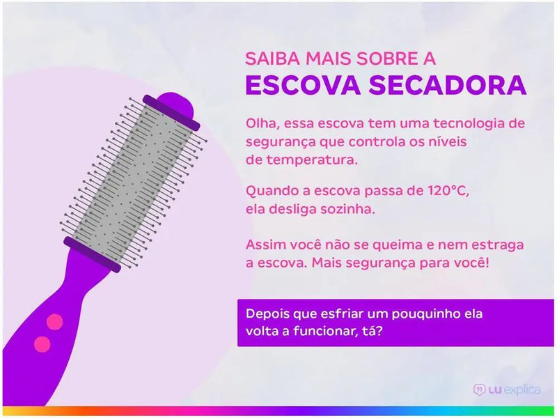 Escova Secadora Britânia 4 Em 1 Bec02pr 1300w Preto - Bivolt