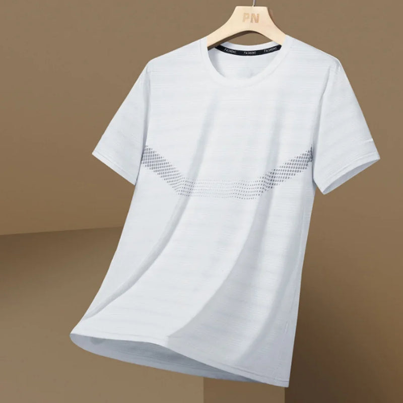 Camiseta Masculina de Verão Respirável