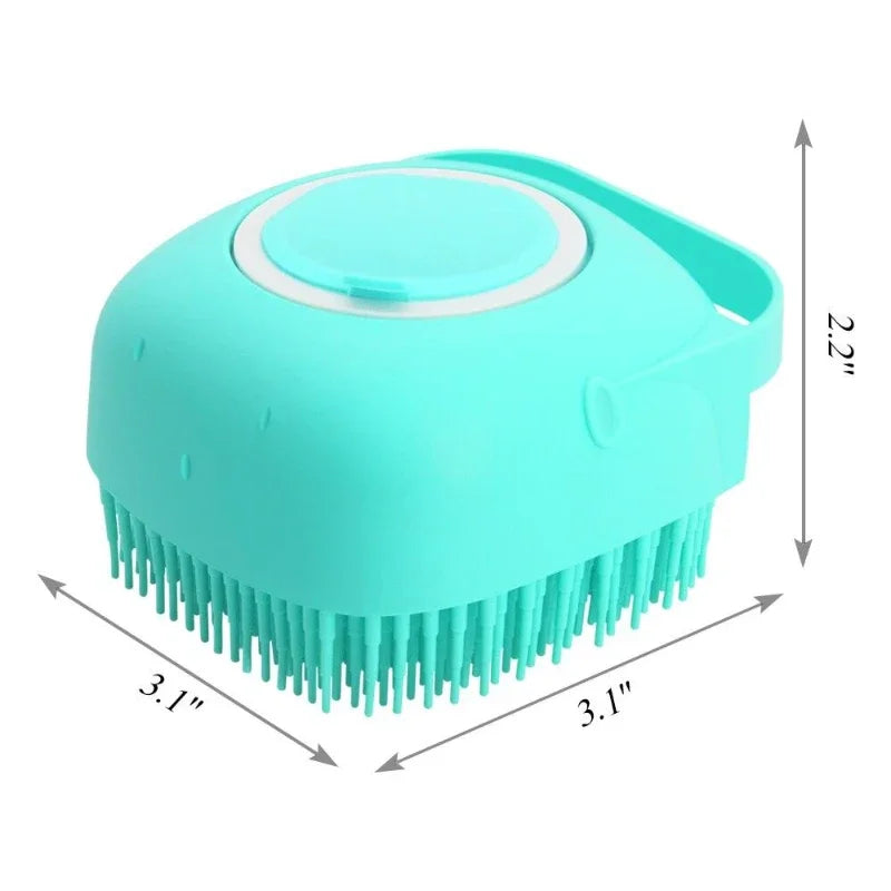 Pet Dog Shampoo Brush 2.7