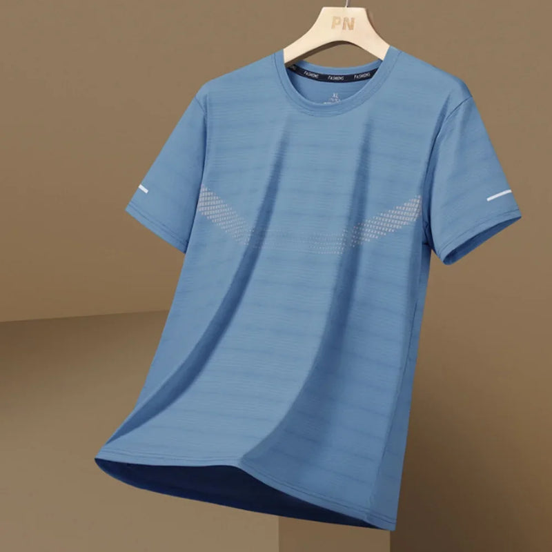 Camiseta Masculina de Verão Respirável