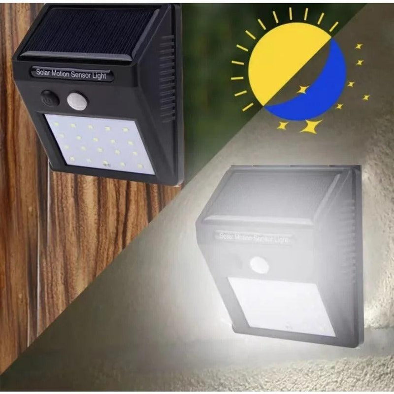 Luminária Solar Led Com Sensor De Presença